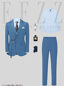 商務大學生裝男士全套職業正裝男面試新郎西裝設計新品