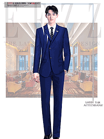 星級酒店賓館大堂行政人員制服設(shè)計圖