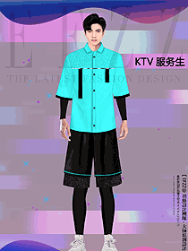 酒店KTV夜場少爺服裝夏季酒吧夜總會男女服務員工作制服