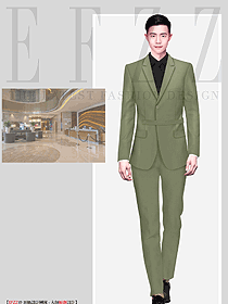 高檔毛料職業(yè)裝銀行酒店經理西裝外套工作服