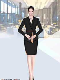 酒店經(jīng)理西服套裝高端空姐職業(yè)裝設(shè)計(jì)