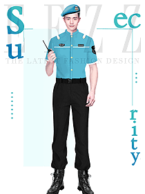 夏季短袖安保制服物業作訓服原創設計作品