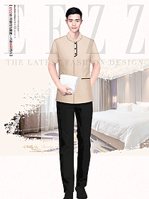 酒店客房保潔公司員工統一制服定制設計案例