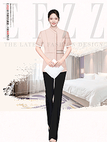 酒店物業(yè)保潔員工作服賓館客房清潔員保潔制服