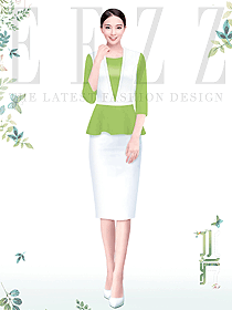 時尚前衛休閑會所中心員工職業裝設計定制款