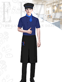 壽司師傅工作服定制設計高清圖