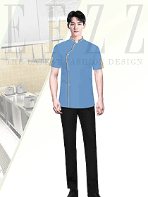 高級廚師服裝定制設計案例