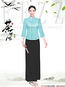 休閑會所迎賓服裝定制設(shè)計案例