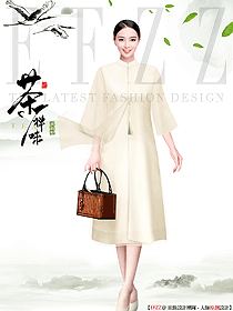 水療會(huì)所茶道師服裝定制設(shè)計(jì)圖片