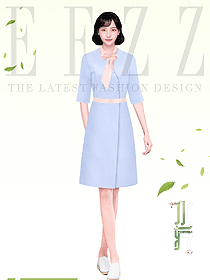 會所服務(wù)生連衣裙制服定制款式圖