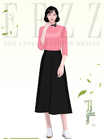 醫療美容院接待員工制服設計效果圖