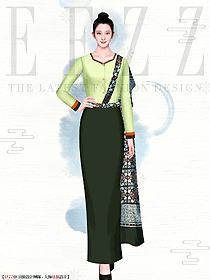 旅游景區員工制服迎賓接待服裝設計圖