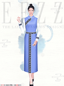 藏族文化旅游景區(qū)度假村員工制服設(shè)計(jì)圖