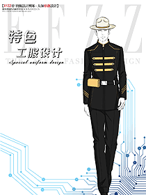 游樂園巡邏安保工作人員定制職業裝設計