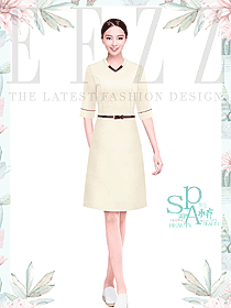 新款養(yǎng)生休閑會所水療足浴工裝沐足工衣