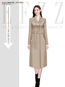 毛呢外套女冬新款雙面呢大衣羊毛高級長款職業裝