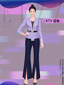 酒店KTV夜總會咨客服模特禮服褲裝款