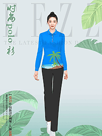 翻領polo衫職業裝定制印字logo企業公司團體工服