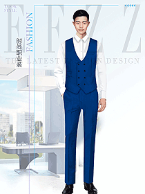 商務休閑職業正裝韓版職業裝馬夾設計案例