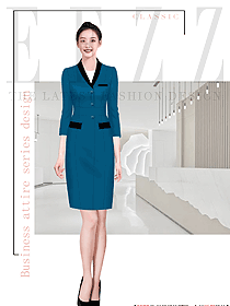 高級(jí)感春秋新款高腰法式連衣裙女裝設(shè)計(jì)圖