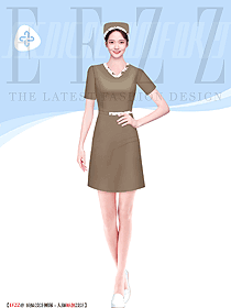 夏季短袖薄款醫生工作服實驗服衛校護士服設計款