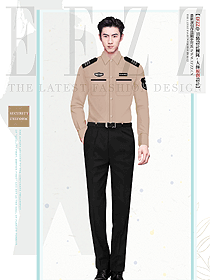 夏裝執勤服男保安工作服