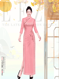 夏新款新中式國風復古驚艷富貴旗袍女裝設計