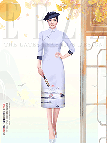 國色天香旗袍原創(chuàng)設(shè)計私人定制