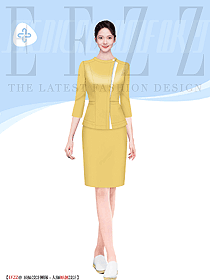 分診臺導診服長短袖護士服定制款