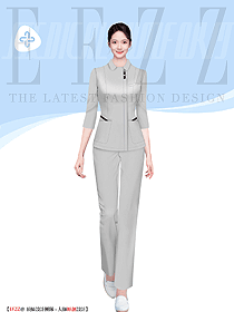 男女刷手服彈力面料護(hù)士服工作服定制可印logo款