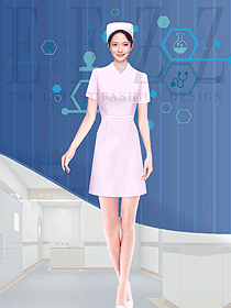 護(hù)士服大褂牙科口腔診所醫(yī)院制服設(shè)計(jì)圖
