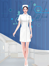 養老院美容店學校幼兒園校醫護士裝設計圖