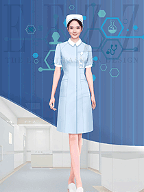 實驗服防護服美容大褂圓領(lǐng)醫(yī)生護士白大褂定制工衣