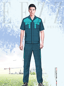 短袖薄款工作服上衣男士小區物業電工制服