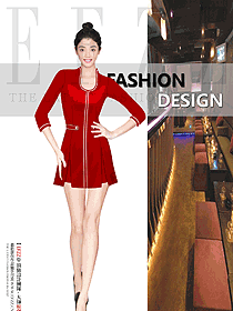 前臺足浴技師服ktv公主服裝設計圖