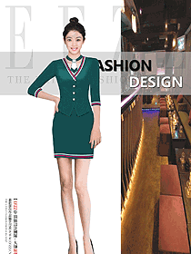 KTV沐足工作服套裝性感新款制服設計