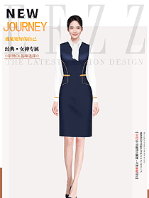 夏季時(shí)尚OL辦公職場通勤收腰連衣裙設(shè)計(jì)