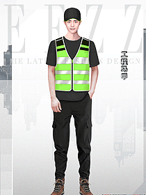 外賣送餐員員工工作服裝原創設計效果圖