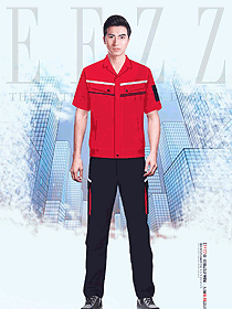 工廠車間勞保工作服夏裝新款男裝制服設(shè)計(jì)