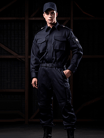 外國保安作訓服套裝男春秋戶外戰術服