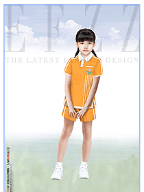 時尚T恤小學生運動服原創設計圖
