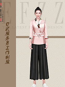 日式小酒館店員工作制服定制服務