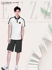 男初高中生運動服原創設計效果圖