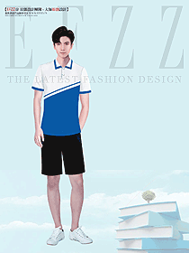 夏季學(xué)校短款男款學(xué)生運(yùn)動(dòng)服原創(chuàng)設(shè)計(jì)參賽圖