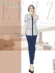 酒店物業清潔PA員工工衣訂制