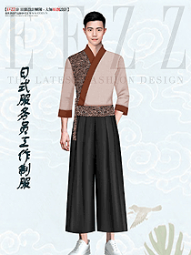 韓式烤肉連鎖店服務員民族服裝定制設計