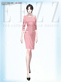 深圳醫療美容醫院門診室接待服務人員工作制服設計效果圖