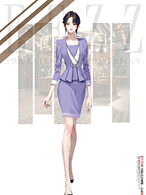 娛樂會所前臺酒吧KTV服務(wù)員制服定制設(shè)計(jì)圖