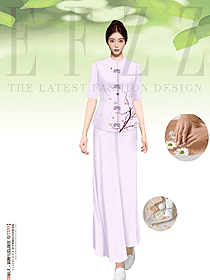 推拿師足療按摩工裝技師服設(shè)計(jì)圖