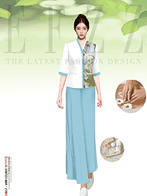 原創(chuàng)制服設(shè)計(jì)按摩技師服裝設(shè)計(jì)圖